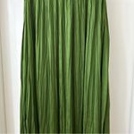 ZARA NWT  Green Maxi Pleated Skirt, Size XS/S Photo 1