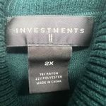 Investments II Womens Cowl Neck Sweater 2X Pullover Career Workwear Office Soft Photo 1