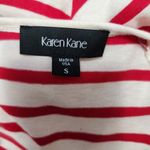 Karen Kane Red Cream Striped Dolman Top Size Small Photo 4