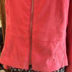 Cato Pink coral Full Zip Collared Long Sleeve Womens Jacket Size 14 Photo 5