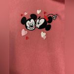 Charles River Apparel  Pink Hoodie with Mickey Mouse Design Photo 2