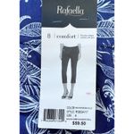 Rafaella NWT Floral Capri Dress Legging Pants Size 8 Boho Coastal Grandmother Photo 4