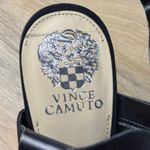 Vince Camuto ‎ Black Suede Cutout Block Heel Sandals 8.5W Peep Toe Slingback Photo 7