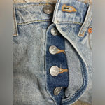 We The Free  High Rise Button Fly “BFF” Embroidered Denim Skirt size 25 NWT Photo 7