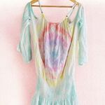 Surf Gypsy  Tie Dye Off the shoulder Dress Photo 10