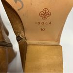 Isola  Lani block heel bootie tan leather size 10 Photo 7