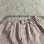 SKIMS  Small Pale Pink Pencil Stripe Cotton Poplin Shorts NWT Cotton Clean Core Photo 3
