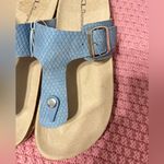 CL by Laundry  Women's Sandals in Blue with Textured Strap Photo 9