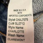 SLVRLAKE Charlotte Women's Blue High Waist Flared Bootcut Denim Jeans Pants 27 Photo 5