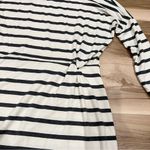 Cupcakes and Cashmere Everest Stretch Knit Striped Side Knot Dress Womens Medium Photo 3