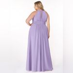 Azazie  “Bonnie” Halter Bridesmaid Dress in Lilac Size 14-See measurement pic Photo 5