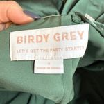 Birdy Grey Birdy Gray Women Small Mia Green Satin Off Shoulder Strapless Floor Length Dress Photo 9