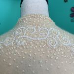 WIEBOLDTS 1940s Beaded & Sequins Cardigan Sweater White Size undefined Photo 5