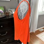 We The Free Bright Orange Scoop Neck Soft Knit, Easy Fit, Layering Essential S Photo 3