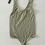 SKIMS Sea Haze Green Stretch Rib Scoop Neck Tank Bodysuit - L/XL Photo 2