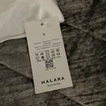 Halara White Ribbed Tank Top Womens Size S athletic loungewear casual built bra Photo 3