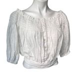 We The Free NWOT,  Dancing Till Dawn Off The Shoulder Crop Top White, Sz XS Photo 5