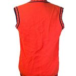 William Silva San Francisco Vintage 60s Orange Knit Vest Approx Size S/M Photo 4