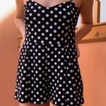 Love Culture Black And White Polka Dot Romper  Photo 1
