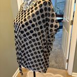 French Laundry size 2X black and tan polkadot top Photo 4