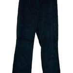 Aritzia Babaton Albers Cropped Kick Flare Pants Women’s Size 4 Green Corduroy Photo 0