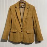 Oscar de la Renta VTG Corduroy Blazer Women’s 13/14 Tan Academia Cotton Jacket Photo 0