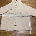 Bucketlist Eyelash jacket. Size Large. Light tan/camel. Like New! Tan Photo 7