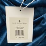 Rachel Parcell NWT  Velvet Ruched Mock Neck Dress Photo 8