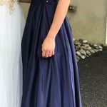Studio Style Navy Blue Prom Dress Photo 0