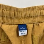 Old Navy Gold Oriented Linen Blend High Rise Pull On Shorts M Photo 1
