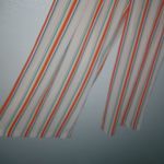 Flying Tomato A. Calin L Whimsical Wide Leg Orange Striped Pants Photo 4