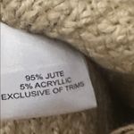 Antik Kraft  Hand-Painted Jute Woven Tote Bag Photo 6