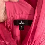 Lulu's Vibrant Pink Midi Dress Size M Photo 3