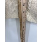 Paul James 100% Wool Cropped Jacket Cardigan Womens Sweater S Ivory Cable Knit * Photo 6