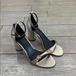 Rebecca Minkoff Champagne Gold Heels with Buckles Photo 4