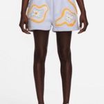 Nike  Project Uphoria Women’s Fleece Blue Purple Embroidered Shorts Photo 0