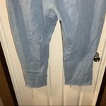 SheIn Light Wash Denim Raw Hem Cropped Jeans 3XL Photo 6