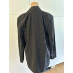 Madewell Womens Oversized Lightweight Elyaf Drop Shoulder Black Blazer Size S Photo 3