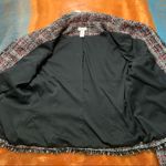Chico's Chico’s Tweed fringe blazer black pink medium black multicolor 2000s Photo 5
