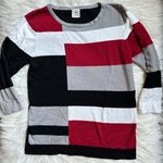 Carol Rose Colorblock pullover sweater Photo 0