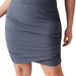 Athleta  Womens Transcend Skort Granite Blue Size Small Athleisure Workout Travel Photo 0