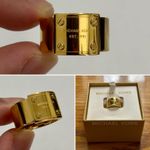 Michael Kors Stainless Steel Gold Plaque Size 8 Photo 1