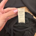 Wilfred Aritzia  Eleanora Blouse Top Size XS Black Cropped Off Shoulder Tie Front Photo 5