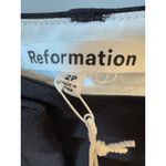 Reformation Alex Twill Trouser Pants - Black - Size 2P NWT Photo 5