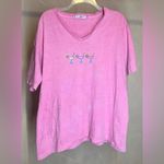 Fresh Produce V-Neck Short Sleeve Pink Martini Print Adult Casual T-Shirt|Sz:XL Photo 13
