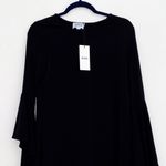 Leota NWT  Stella X Nordstrom Drama Sleeve Dress Black Photo 2