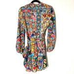 ZARA  Damask Colorful Printed Mini A-line Dress Size XS Photo 4