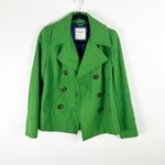 Old Navy  Green Wool Blend Double Breasted Lined Long Sleeves Pea Coat Small Photo 5