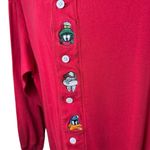 90s Y2K Vintage Looney Tunes Warner Bros Studio Red Cotton Pajama Onesie L XL Size L Photo 2