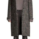 RTA Road to Awe Jamson Leopard Animal Print Wool Cashmere Coat Brown Size L Photo 5
